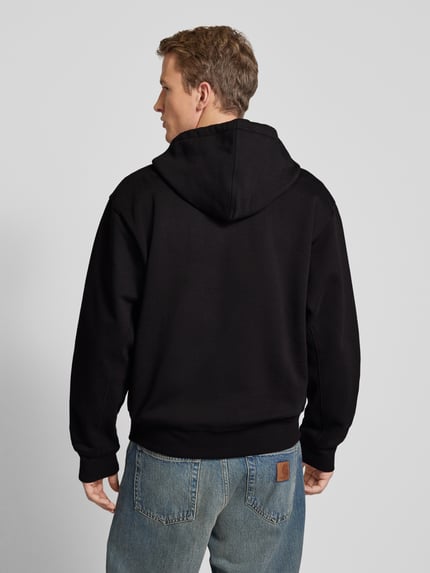 Carhartt Work In Progress Sweatjacke mit Logo-Stitching Black 5