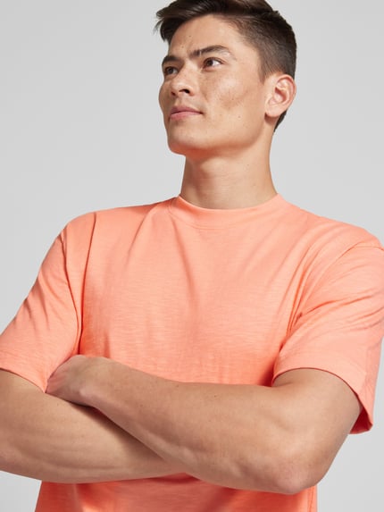 Jake*s Studio Men T-Shirt mit Rundhalsausschnitt Koralle 3