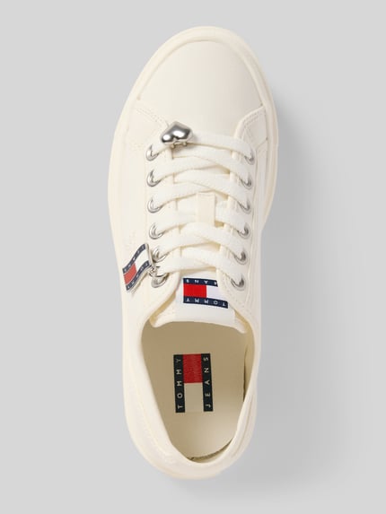 Tommy Jeans Sneaker Low mit Plateau Ecru 3