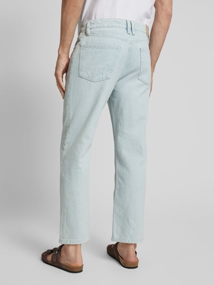 MANGO Jeans mit Label-Patch Hellblau 5