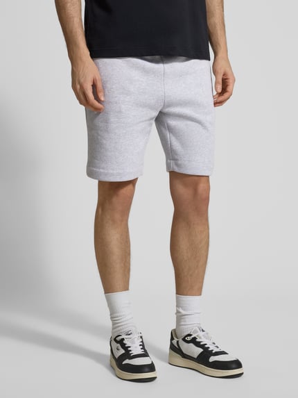 Lacoste Regular Fit Sweatshorts aus Baumwoll-Mix Hellgrau 4