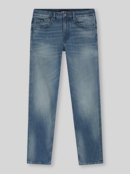 BOSS slim fit jeans van katoenmix model 'DELAWARE' Jeansblauw - 2