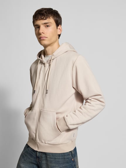 JACK & JONES Sweatjacke mit Kapuze Modell 'BRADLEY' Beige 3