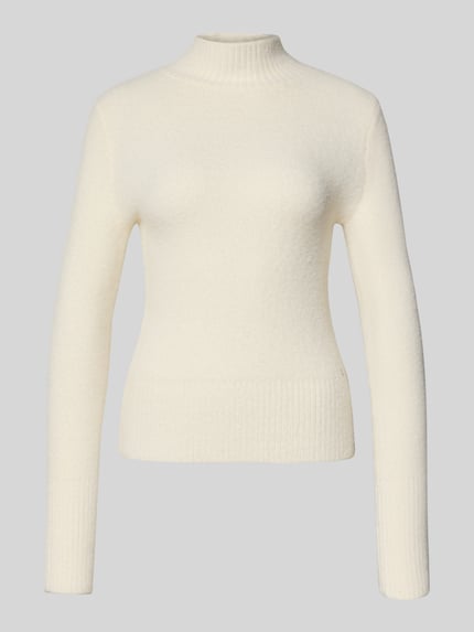 GUESS Strickpullover mit Stehkragen Modell 'MARION' Offwhite 2