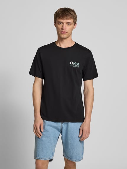 O'Neill T-Shirt mit Logo-Print und Rundhalsausschnitt Black 4