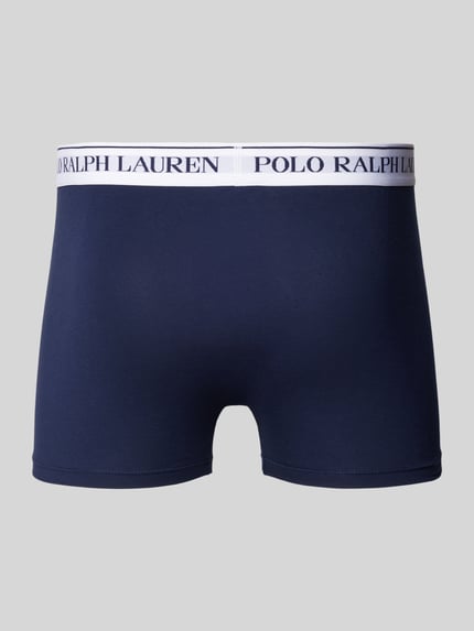Polo Ralph Lauren Underwear Trunks mit Label-Bund im 3er-Pack Dunkelblau 3