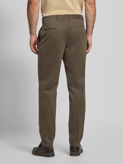 BOSS Tapered broek van mini-corduroy, model 'PERIN' Leem - 5