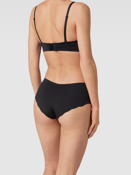 Sloggi Onderbroek met labeldetail, model 'ZERO MICROFIBRE' Zwart - 4