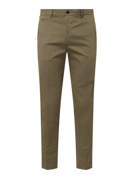 MOS MOSH Chino mit Stretch-Anteil Modell 'Jamie' Oliv 2