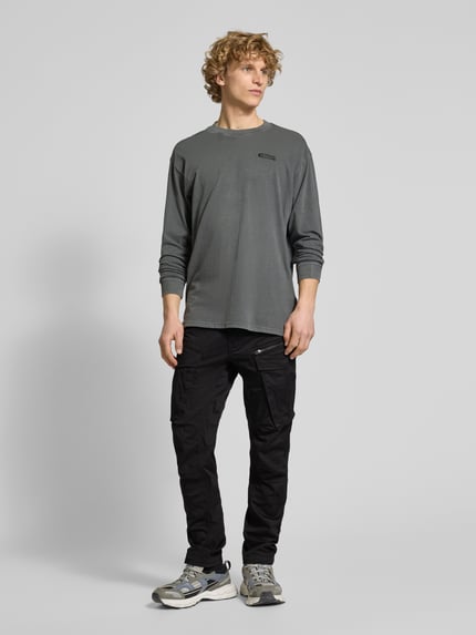 G-Star RAW Regular tapered fit cargobroek met ritszak Zwart - 1