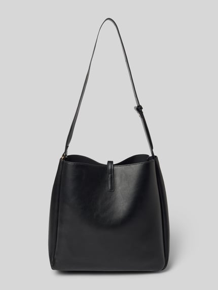 Seidenfelt Torba crossbody z materiał skóropodobny model 'LOVIISA' Czarny 4