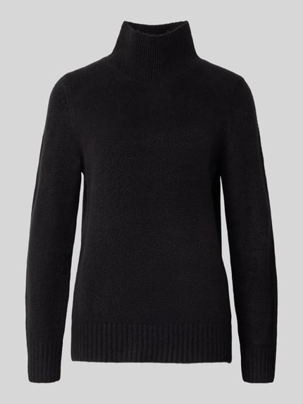 Jake*s Casual Gebreide pullover met opstaande kraag Zwart - 2