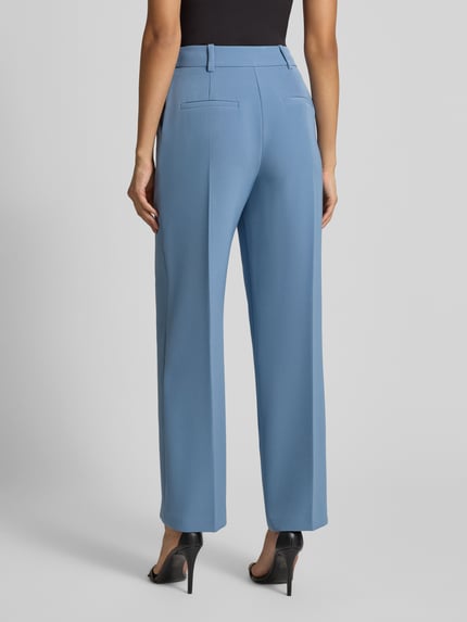 Forever New Straight Leg Anzughose mit Bügelfalten Modell 'Ariel' Blau 5