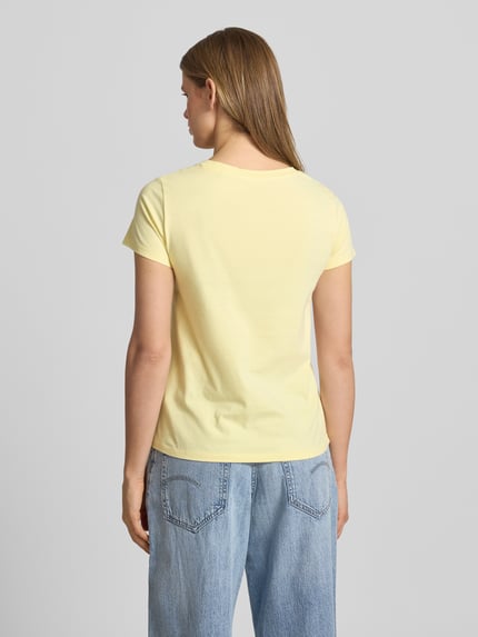 Levi's® slim fit T-shirt van puur katoen Pastelgeel - 5