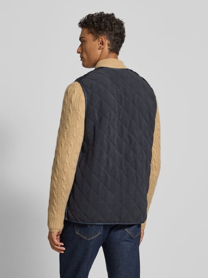 Barbour Regular Fit Steppweste mit warmen Innenfleece Marine 5