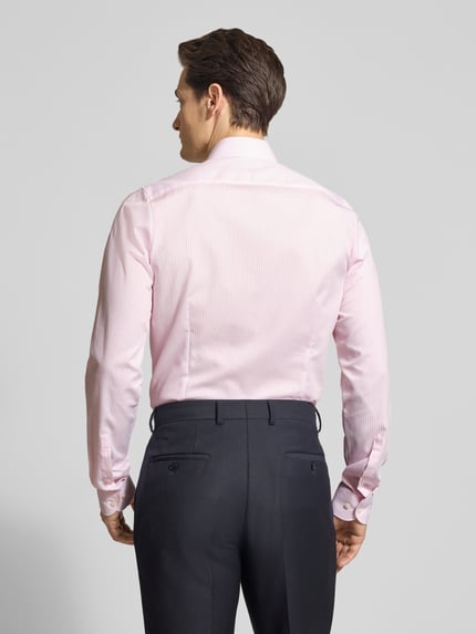 OLYMP Level 5 Body Fit Business-Hemd mit extra langem Arm Rosa 5