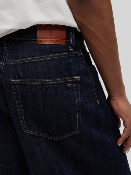 Tommy Jeans Relaxed Fit Jeansshorts aus reiner Baumwolle Dunkelblau 3