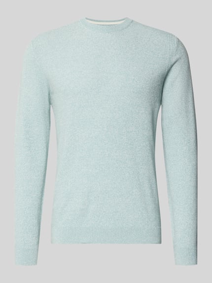 Tom Tailor Regular Fit Strickpullover aus reiner Baumwolle Mint 2