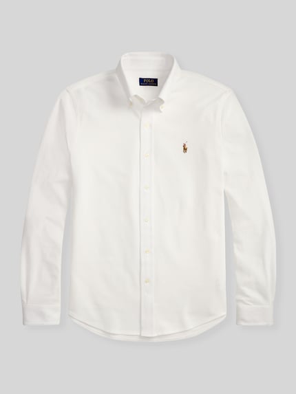 Polo Ralph Lauren Regular Fit Freizeithemd aus reiner Baumwolle Offwhite 2
