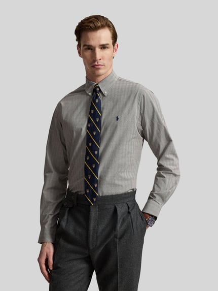 Polo Ralph Lauren Custom Fit Freizeithemd aus Baumwoll-Mix Hellbraun 4