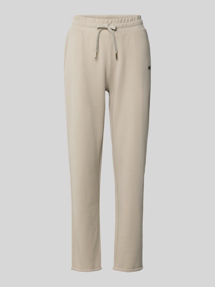 regular fit joggingbroek van katoenmix Shop The Look MANNEQUINE