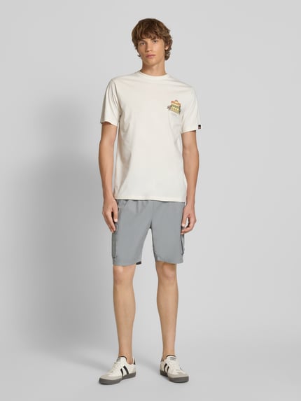 ellesse Regular Fit Cargoshorts mit Eingrifftaschen Modell 'UMANI' Mittelgrau 1