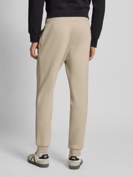 JACK & JONES Sweatpants mit elastischem Bund und Tunnelzug Modell 'GORDON' Beige 5