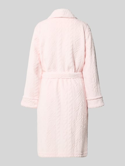 Lauren Ralph Lauren szlafrok o kroju relaxed fit z naszywanymi kieszeniami Różowy 3