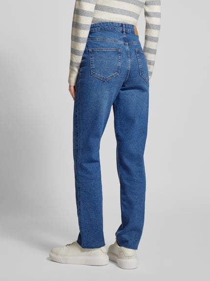 VERO MODA Straight Fit Jeans mit hoher Taille Modell 'CALIA' Blau 5