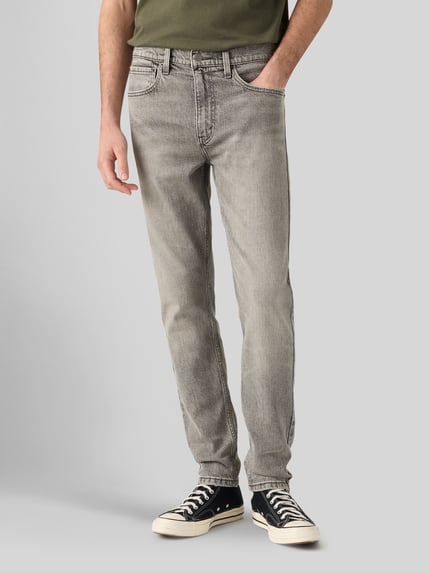 Levi's® Slim Fit Jeans mit Label-Patch Mittelgrau 4
