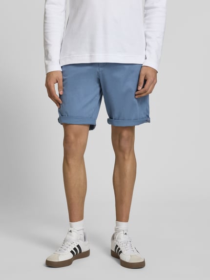 JACK & JONES Regular Fit Shorts mit Eingrifftaschen Modell 'BOWIE' Jeansblau 4