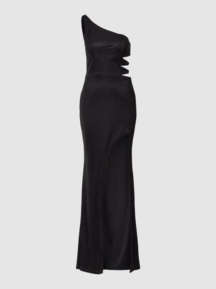 LUXUAR FASHION Avondjurk met cut-outs Zwart - 2