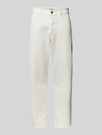 Selected Regular Tapered Fit Jeans im 5-Pocket-Design Modell 'COLE' Kitt 2