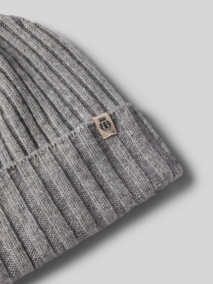 Roeckl Beanie aus reinem Kaschmir Mittelgrau Melange 2