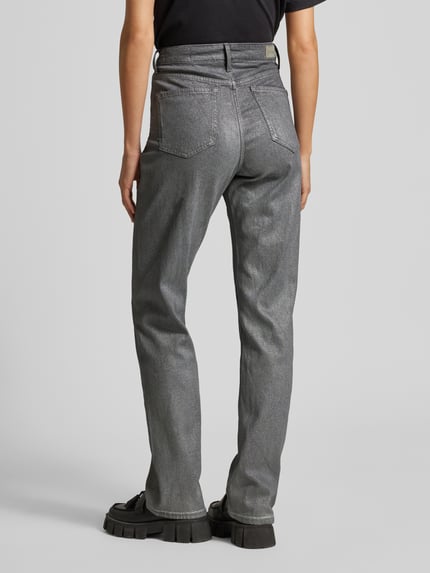 s.Oliver RED LABEL Straight Fit Jeans mit Baumwoll-Anteil Silber 5