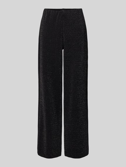 VERO MODA Wide Leg Hose mit elastischem Bund Modell 'BERLIN' Black 2