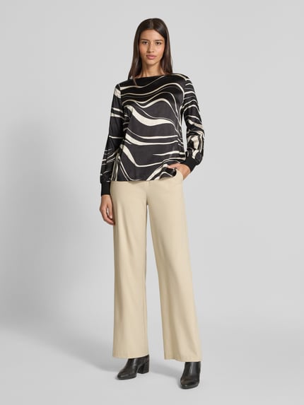 s.Oliver BLACK LABEL Relaxed Fit Bluse aus reiner Viskose Black 1