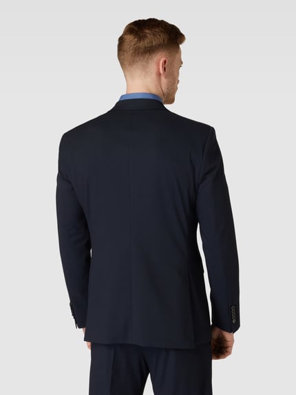 Strellson Regular fit 2-knoops colbert met wol Donkerblauw - 5