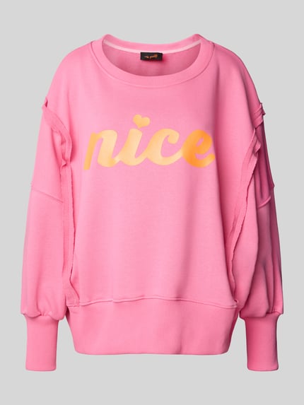 miss goodlife Relaxed fit sweatshirt met ronde hals Roze - 2