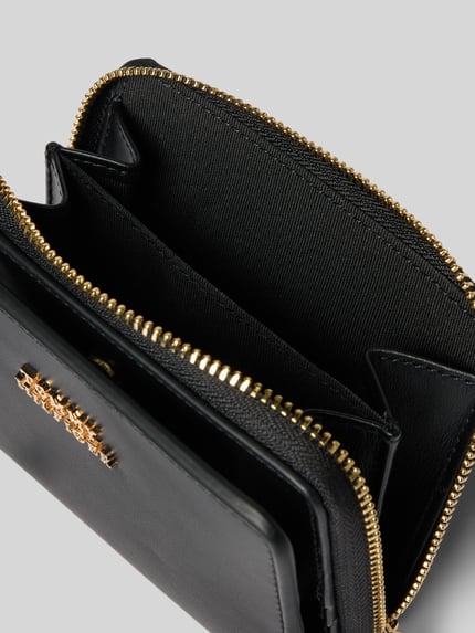 Tommy Hilfiger Portemonnee van echt rundernappa Zwart - 3