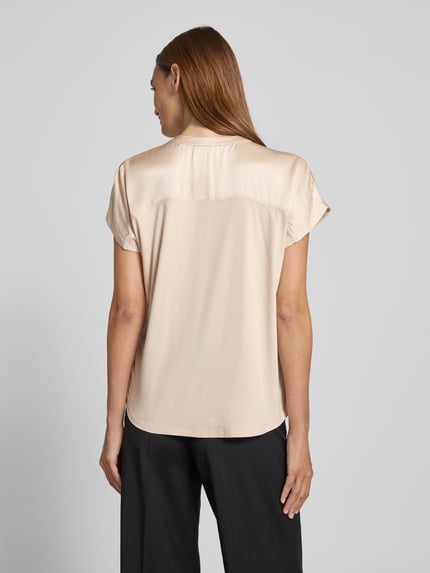someday. Slim fit blouseshirt met tuniekkraag, model 'Koralie' Zand - 5