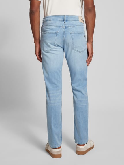 BOSS Slim Fit Jeans im 5-Pocket-Design Modell 'Delaware' Hellblau 5