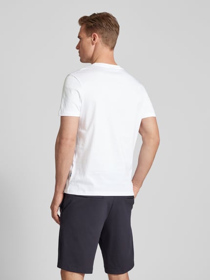 JOOP! COLLECTION T-Shirt mit geripptem Rundhalsausschnitt Modell 'Cosmo' Offwhite 5