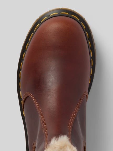 Dr. Martens Chelsea Boots aus Leder mit Innenfutter Modell 'Leonore' Cognac 3