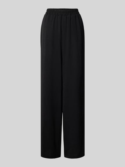 PIECES Weite Hose in Crêpe-Verarbeitung Modell 'TIFFANY' Black 2