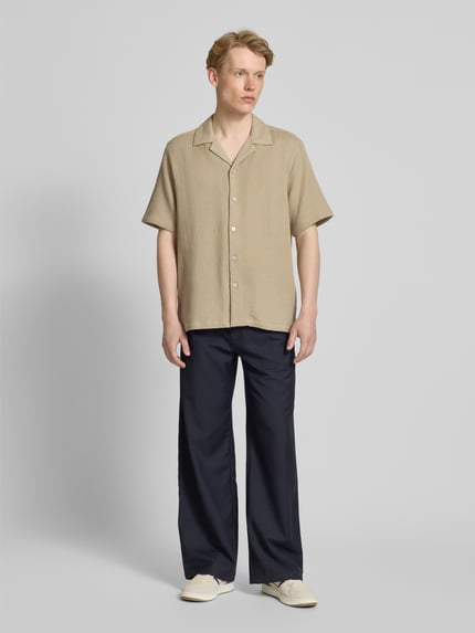 ONLY & SONS Koszula casualowa z listwą guzikową model ‘BERTIL’ Beżowy 1