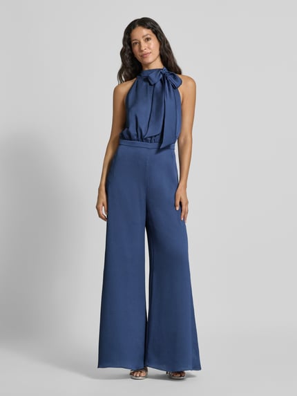 SWING Jumpsuit mit Stehkragen Blau 4