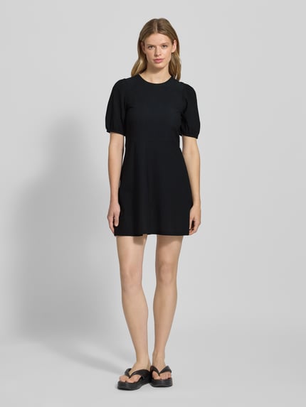 ONLY Licht uitlopende mini-jurk met rugdecolleté, model 'SURI' Zwart - 1