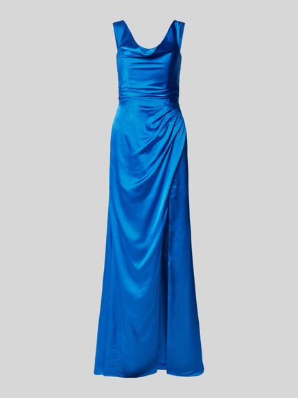 LUXUAR FASHION Abendkleid mit Beinschlitz Royal 2