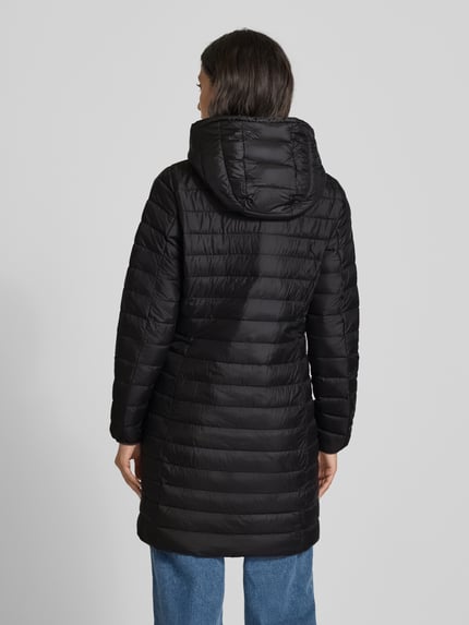 s.Oliver RED LABEL Płaszcz pikowany o kroju slim fit z odpinanym kapturem Czarny 5